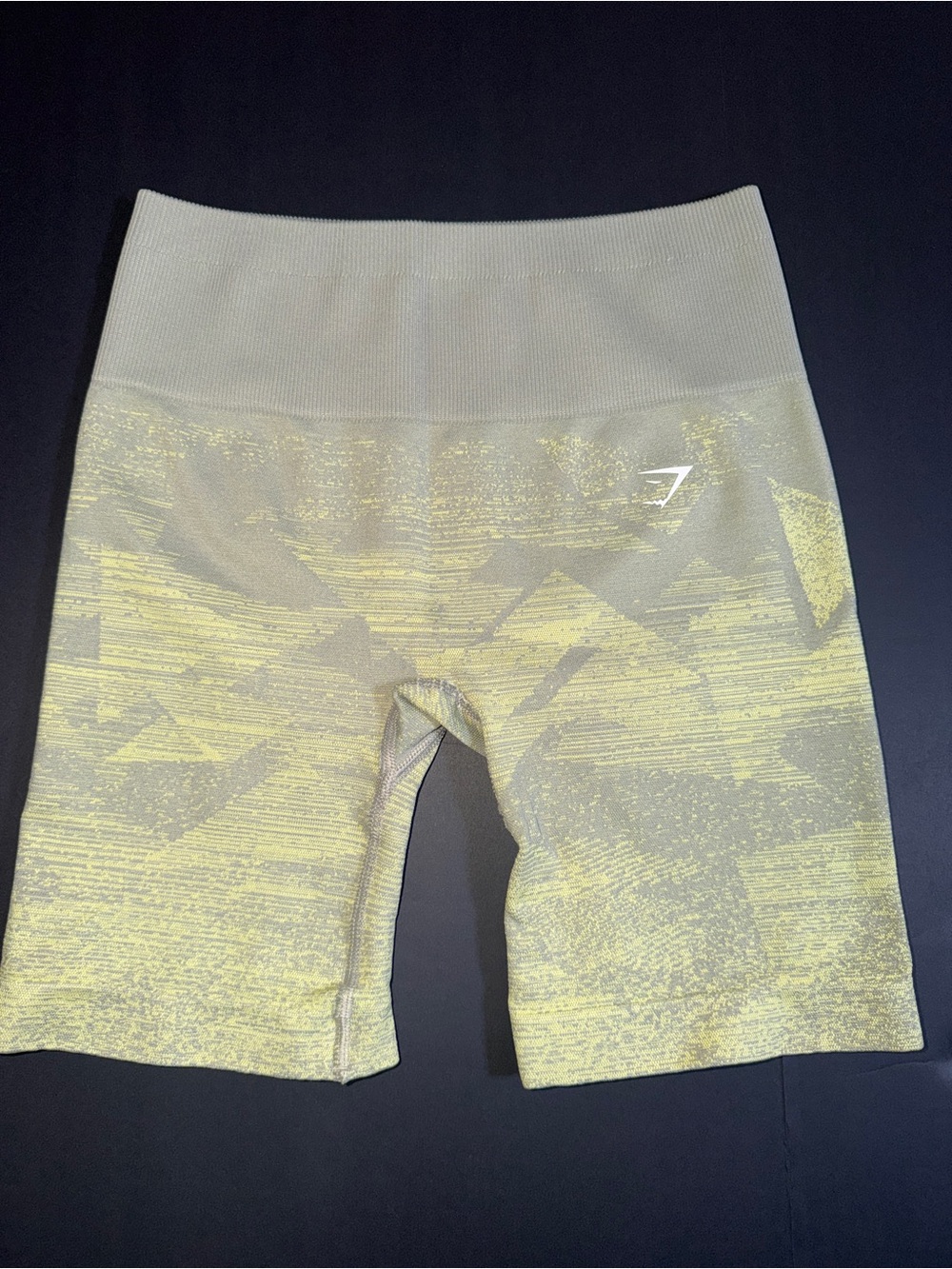 Gymshark Women’s High-Waist Light Yellow Seamless Bike Shorts